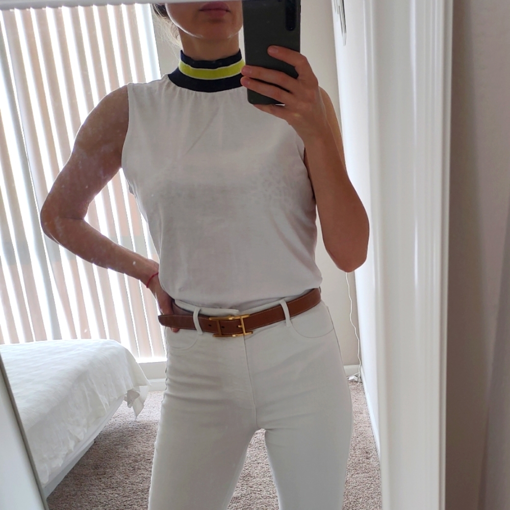 White+Warren sleeveless top